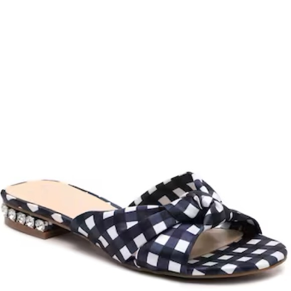 Jessica Simpson Sashara Sandal navy combo NWOT - Picture 2 of 3